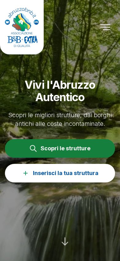 Abruzzo BnB — sito su mobile