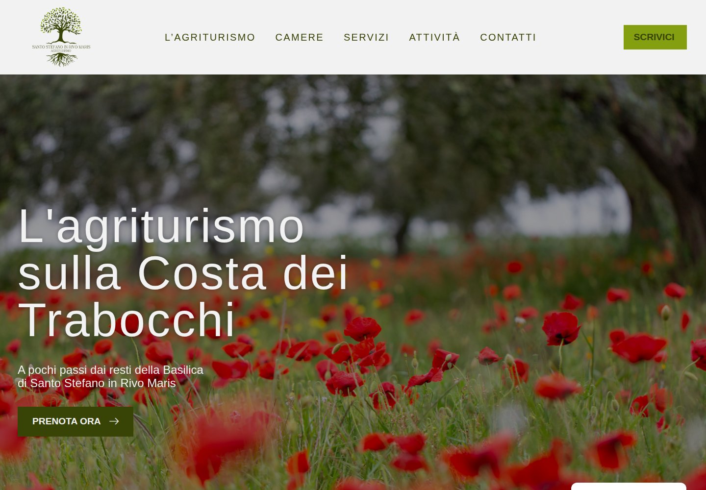 Agriturismo Santo Stefano in Rivo Maris — sito su desktop