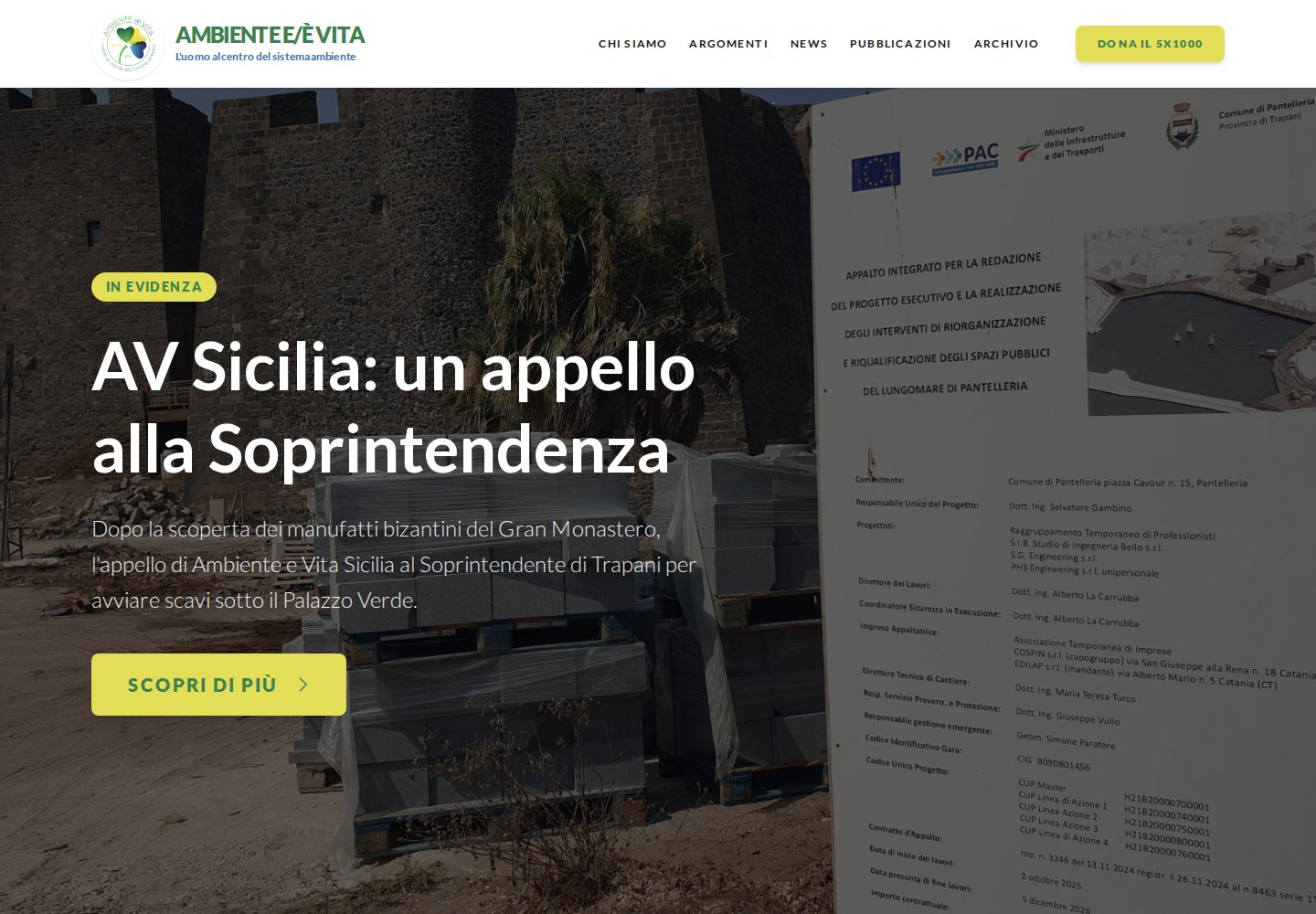 Ambiente e/è Vita