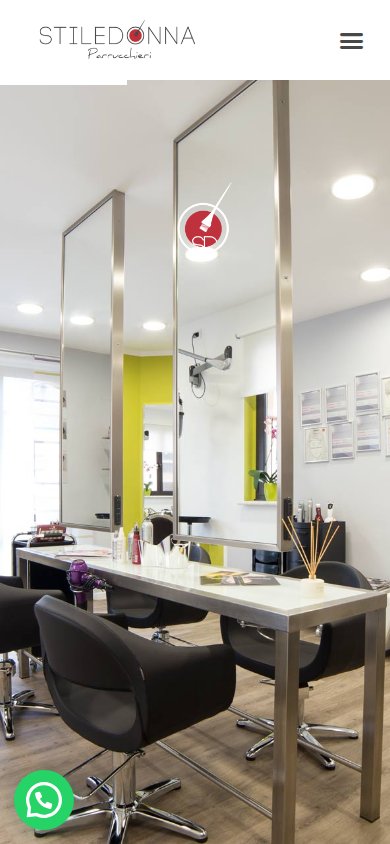 Stile Donna Parrucchieri — sito su mobile