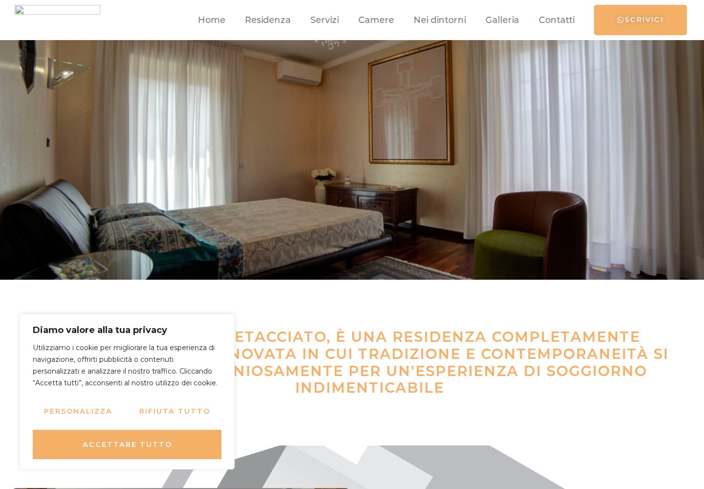 Villa Alba Affittacamere — sito su desktop